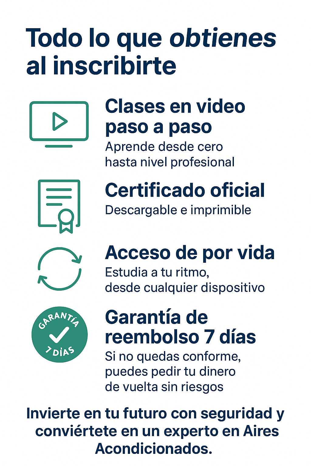 Taller online de Tecnico Especializado en Aires Acondicionados